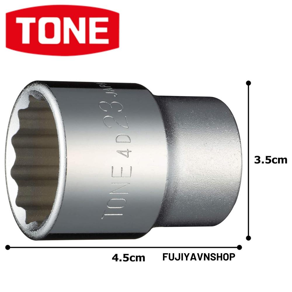 Đầu tuýp 12 cạnh ngắn Tone HP4D-24 ra đầu lục giác 24mm