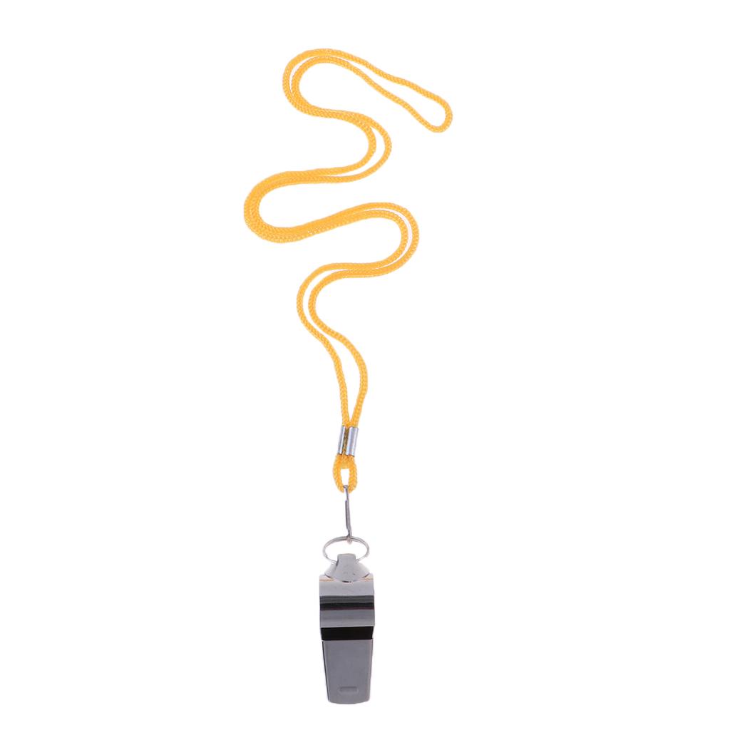 Yellow ABS Whistles Emergency Referee Whistle for Sports Coaches Training