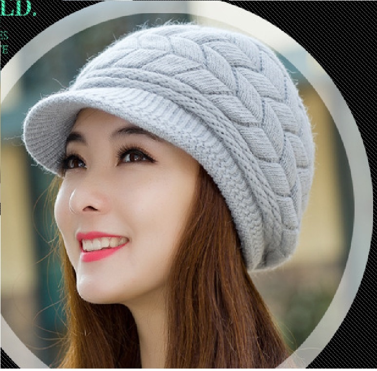 Nón len nữ, bere nữ thời trang thu đông phong cách Hàn QUốc