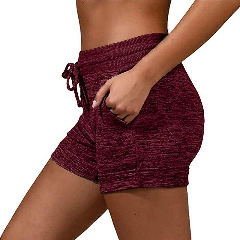 Women Sport Shorts Pants Seamless Fitness Yoga Shorts Casual Leisure Cotton Running Gym Sport Workout Shorts Stretch Waistband