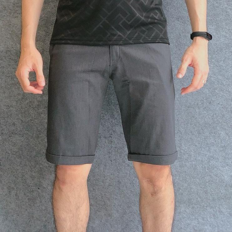 Quần short kaki nam - Xám - 29