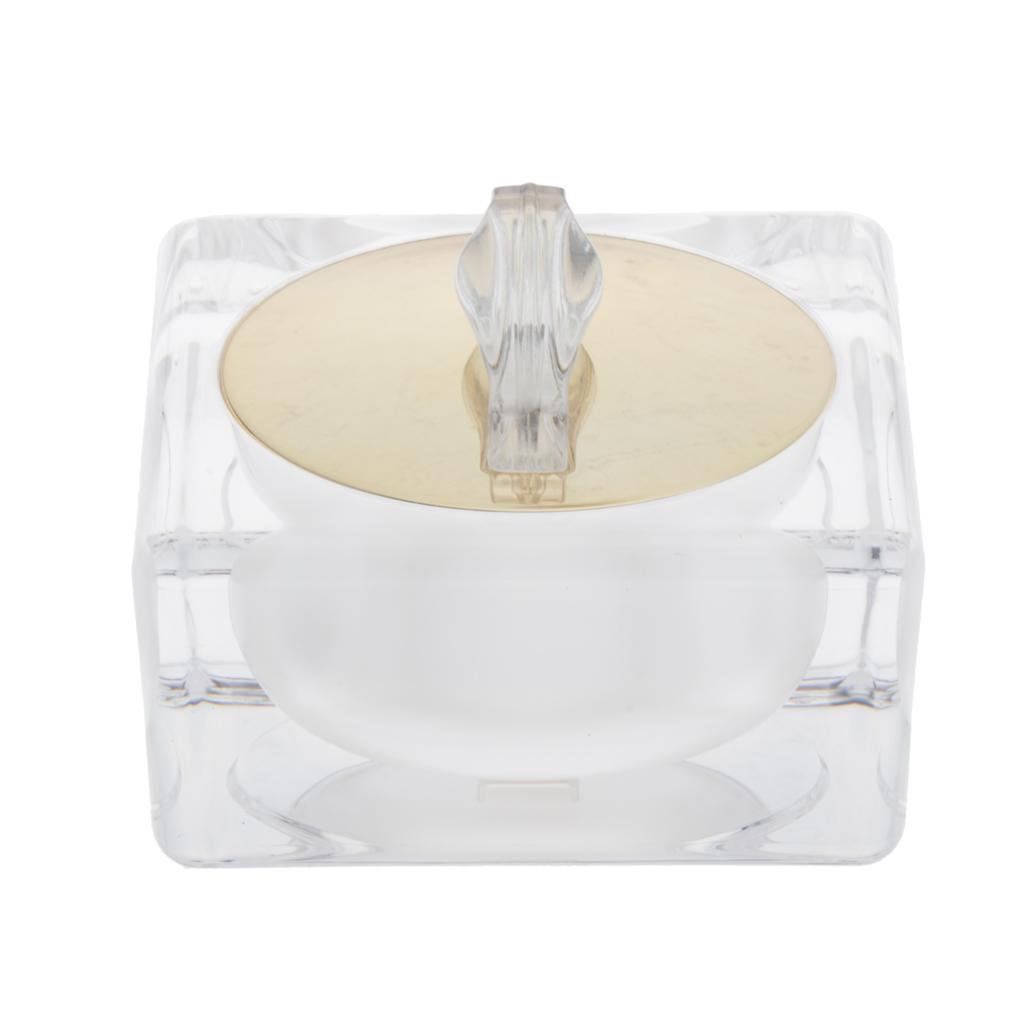 Empty Acrylic Cosmetic Jar Travel Cream Lotion Container with Inner Lid