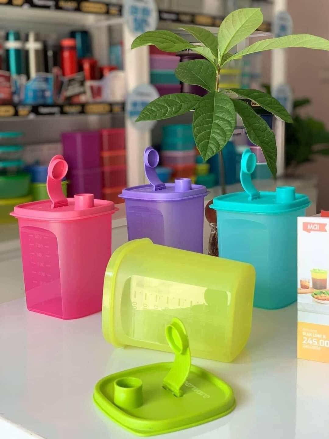 Bình nước Slim Line Pitcher 1L Tupperware - Hàng chính hãng