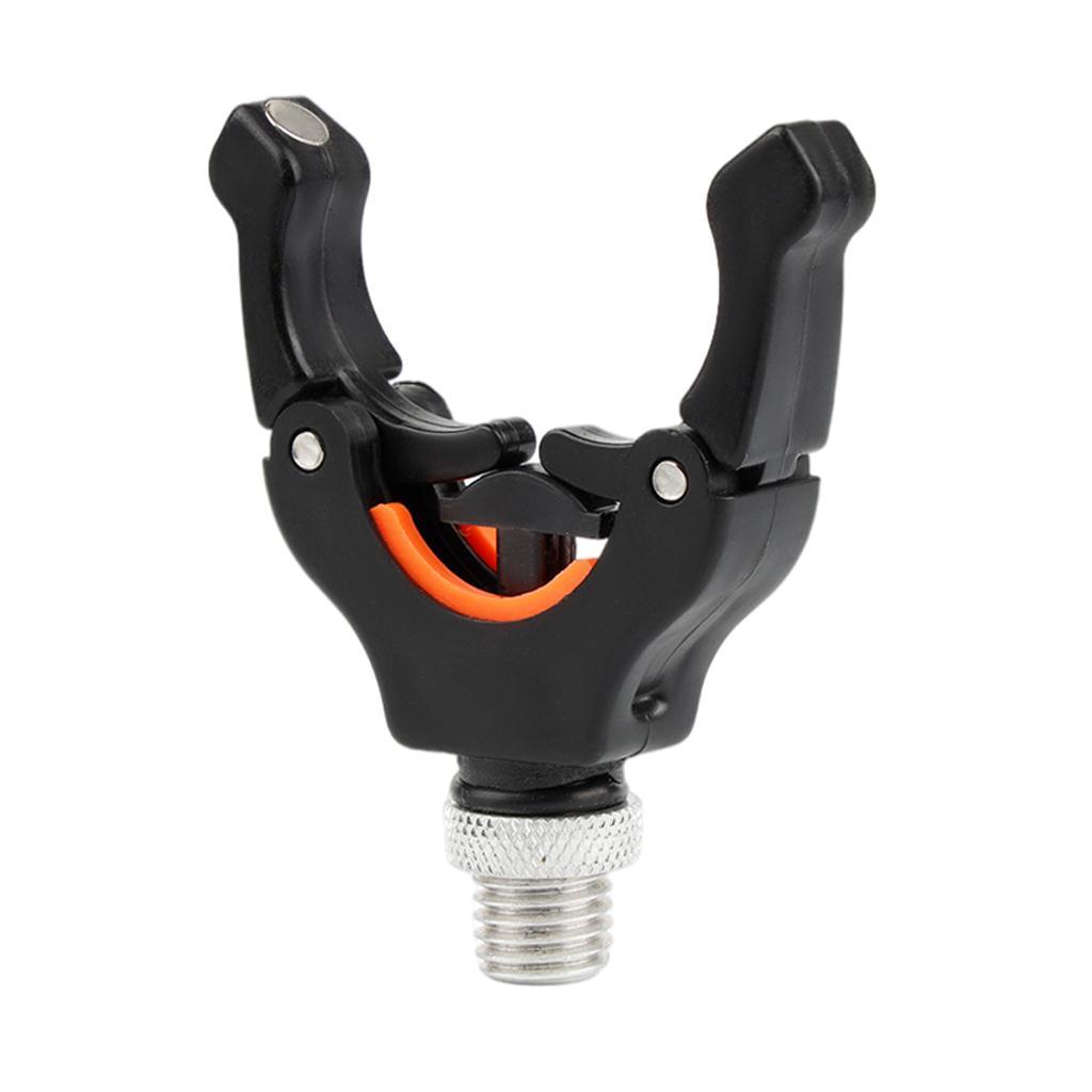 Nylon Aluminum Alloy Fishing Rod Grip Rest Head Y Shape Fishing Pole Support Bracket Holder Black Fishing Pole Support Head