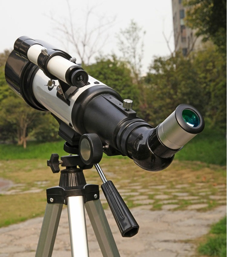 Kính thiên văn cao cấp khám phá thiên nhiên và nghiên cứu thiên văn Gy70400 ( Có giá đỡ dễ dàng đặt ở bất cứ đâu khả năng nhìn tốt, độ phóng đại lớn - Tặng kèm la bàn mini chỉ hướng bằng thép không gỉ )