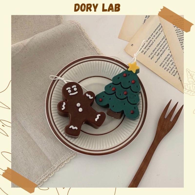 Nến Thơm Handmade Giáng Sinh Bánh Gừng, Quà Tặng - Dory Lab