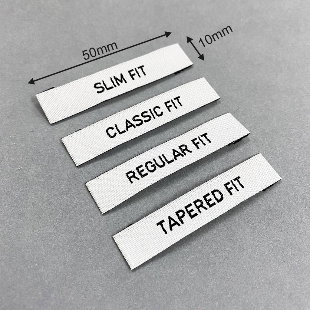 Slim fit tem nhãn dệt_50pcs