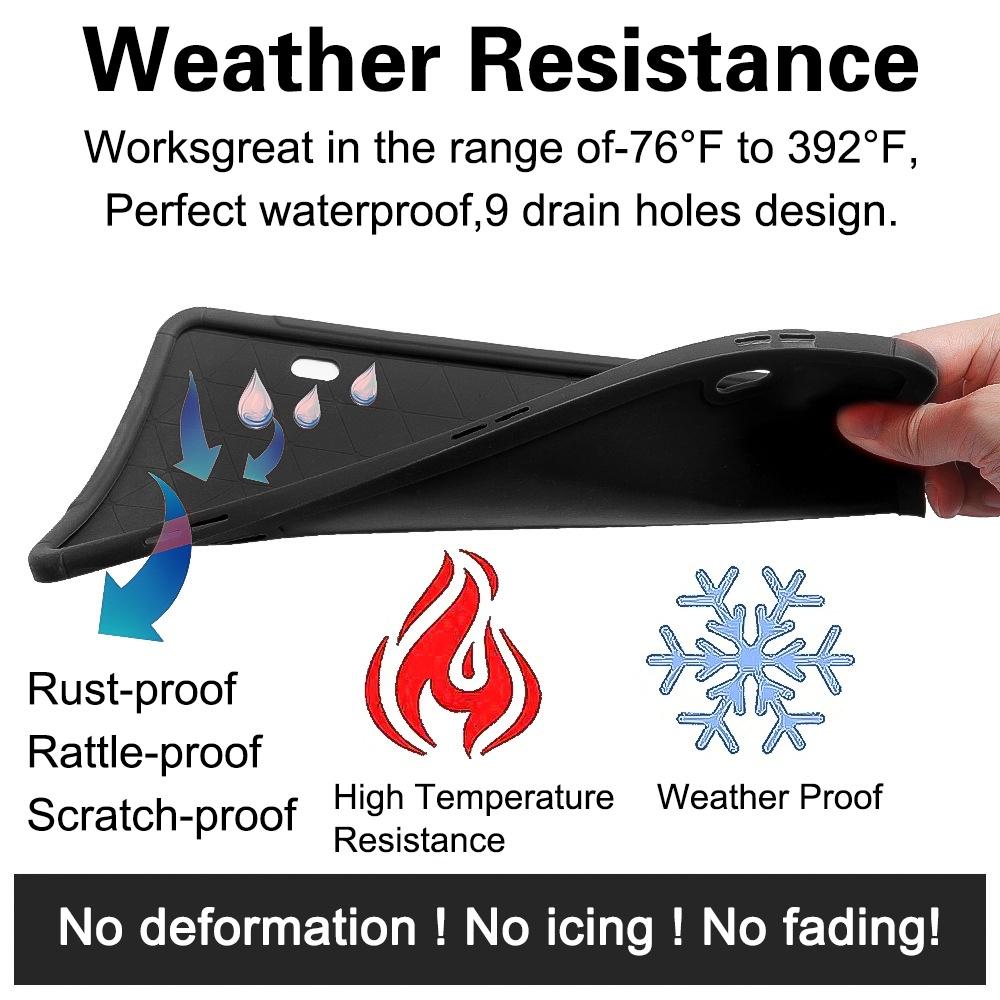 Khung gắn biển số xe hơi bằng silicone có lỗ thoát nước