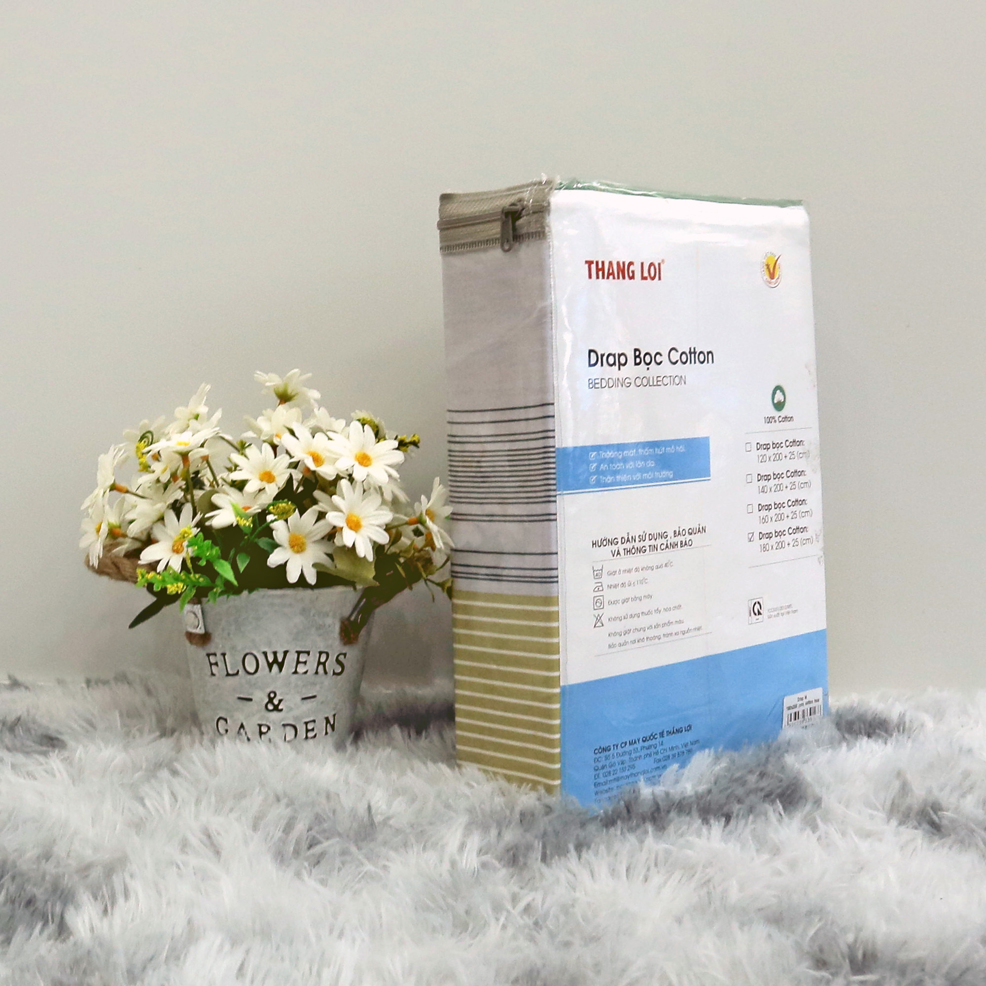 Drap Lẻ Cotton Hoa Thắng Lợi Mẫu 17 - Chính hãng