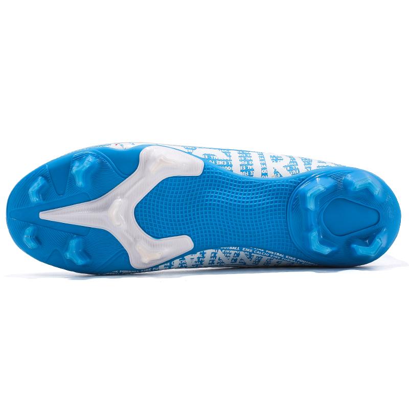 Giày bóng đá nam thấp ở thanh thiếu niên đào tạo ngoài trời Boots Ag/TF Boy Color: 004-20X2-Blue Shoe Size: 35