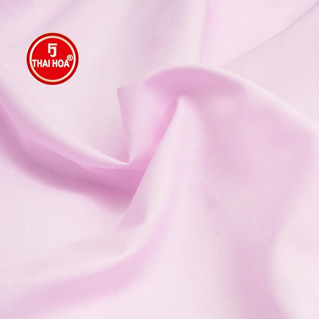 Áo sơ mi nữ Thái Hòa N047-03-01 vải chất liệu cotton mềm mại ôm dáng