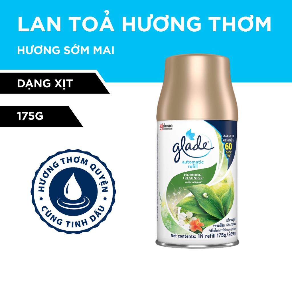 SHIP NHANHGLADE Xịt thơm phòng tự động Hương Sớm Mai 175g-GIAO NHANH