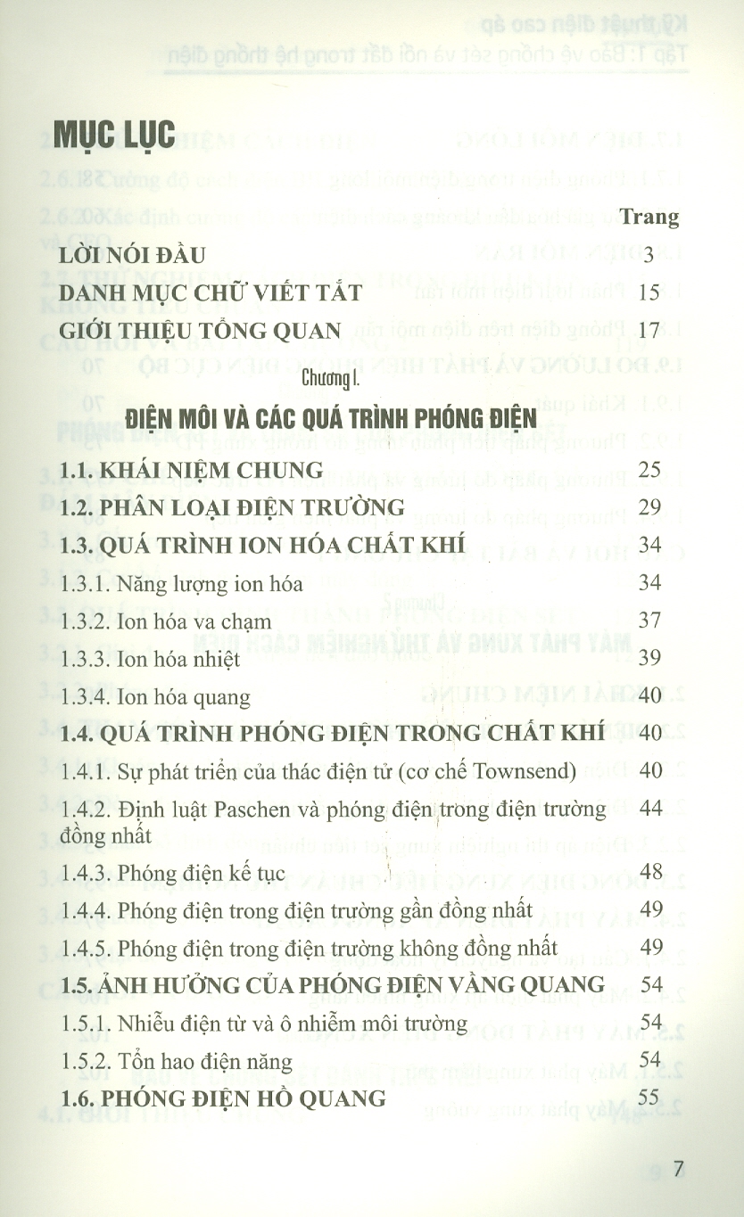 Kỹ Thuật Điện Cao Áp Tập 1 Bảo Vệ Chống Sét Và Nối Đất Trong Hệ Thống Điện