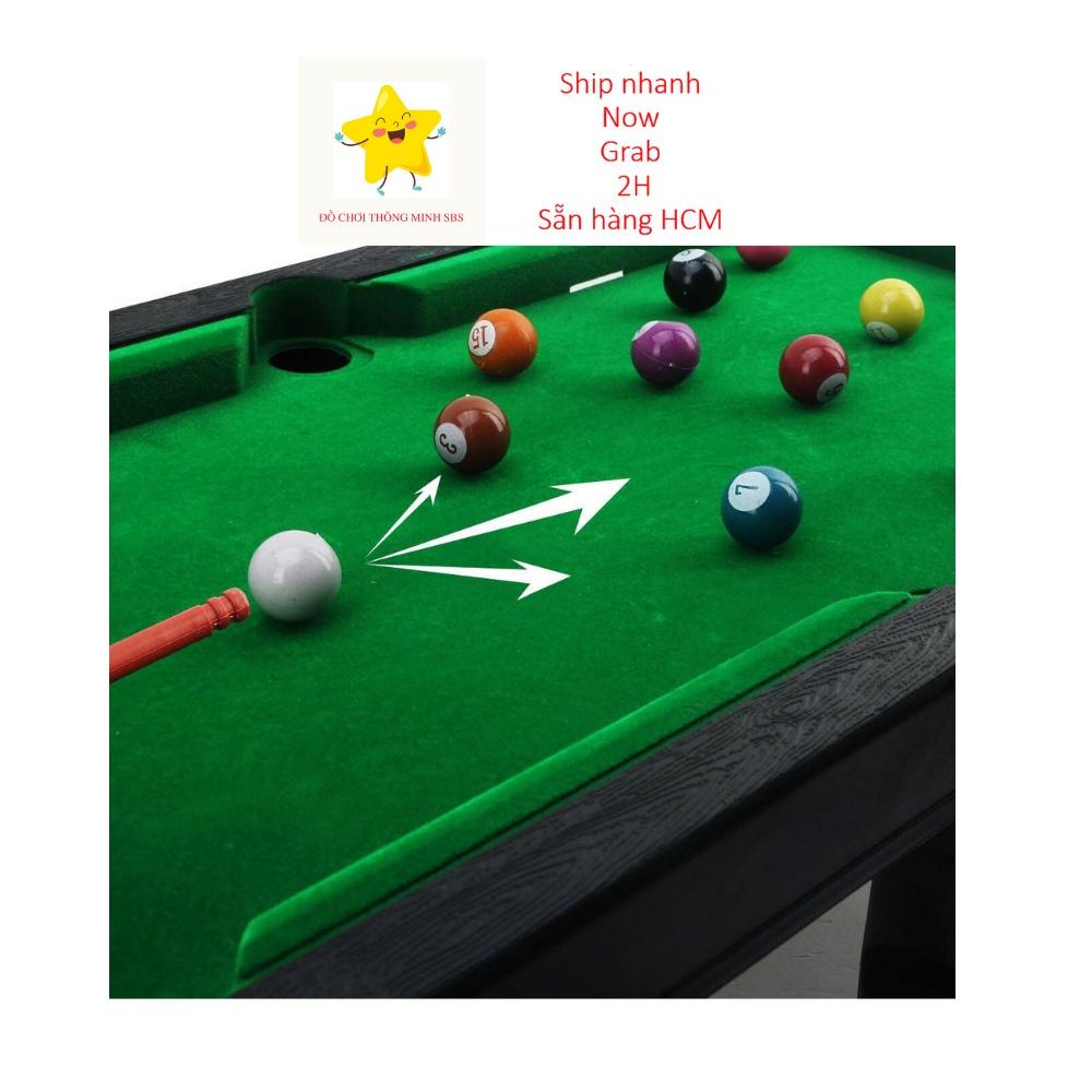 Đồ chơi Bàn Bida bi a billard Mini size trung và lớn - Full Phụ Kiện cho cả nhà cùng chơi