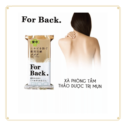 Xà phòng trị mụn lưng For Back Pelican Nhật Bản