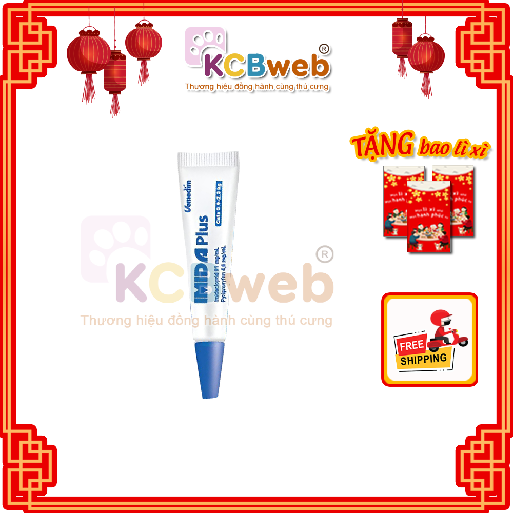 Nhỏ gáy bọ chét cho mèo Imdia Plus