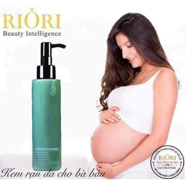 (Tặng mặt nạ) Kem rạn da Riori Hàn Quốc Stretch Marks 150g