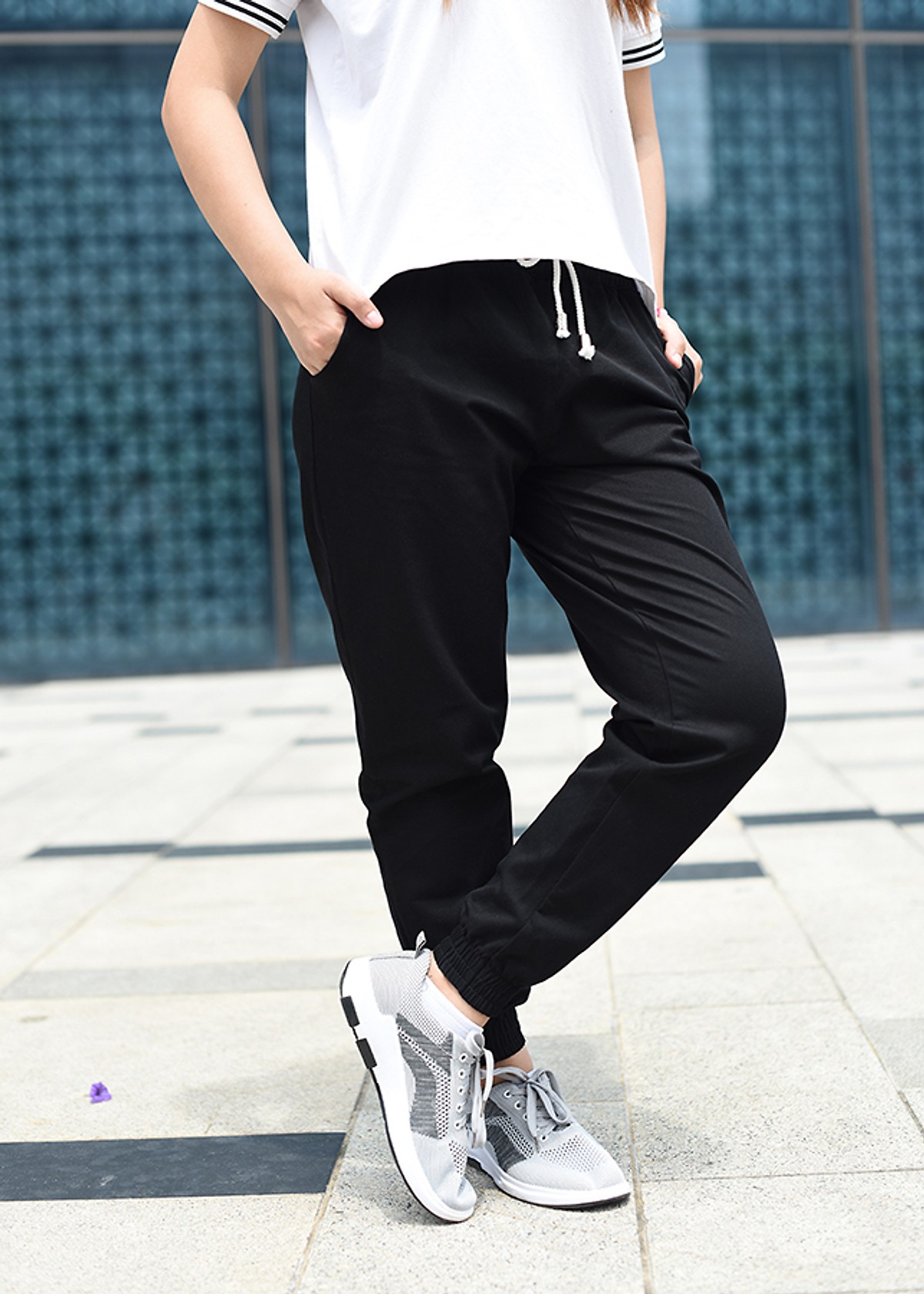 Quần Jogger kaki Bigsize cho bạn nữ