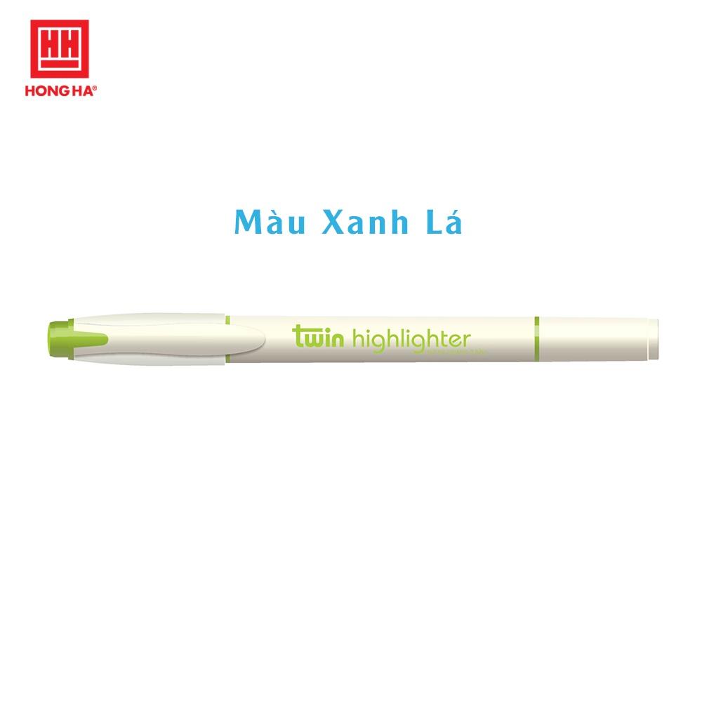 Bút dạ quang nhỏ 2 đầu Hồng Hà TF-HL02 - 6690