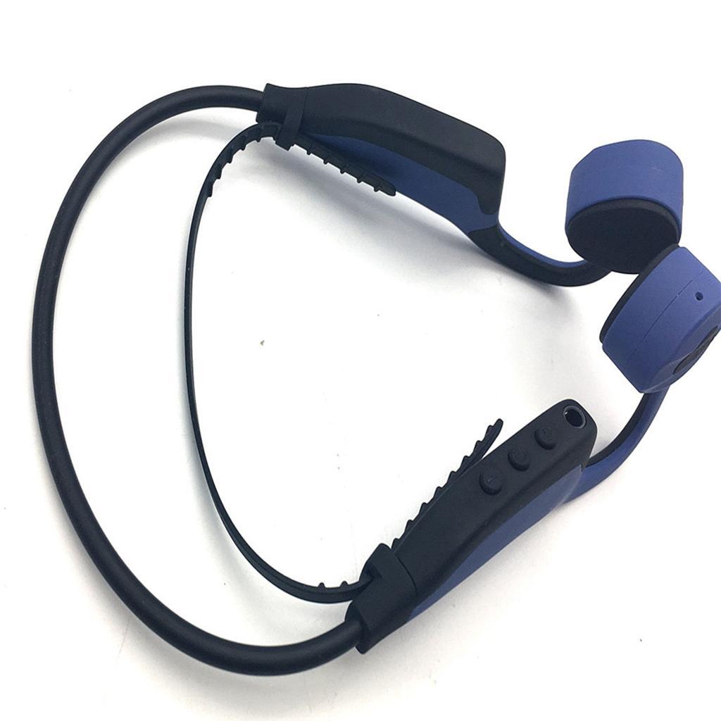 Headphones Wireless Bluetooth Earphone Headset W/ Mic Blue