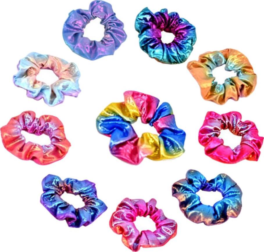 Các Loại Màu Tóc Scrunchies 10 Miếng