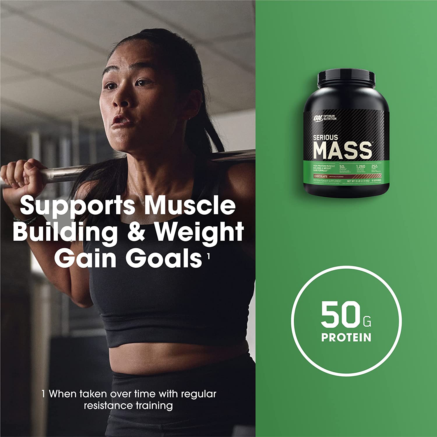 Thực phẩm bổ sung Optimum Nutrition Serious Mass 6lb