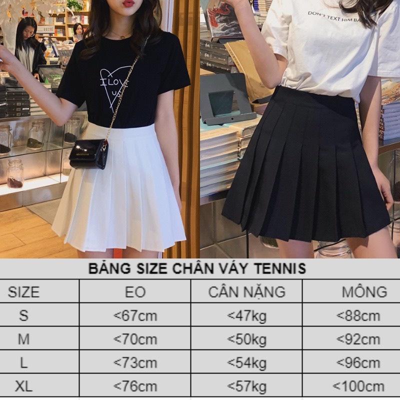 Chân váy xếp ly, Chân váy tennis xòe basic Mặc Gì Cũng Xinh