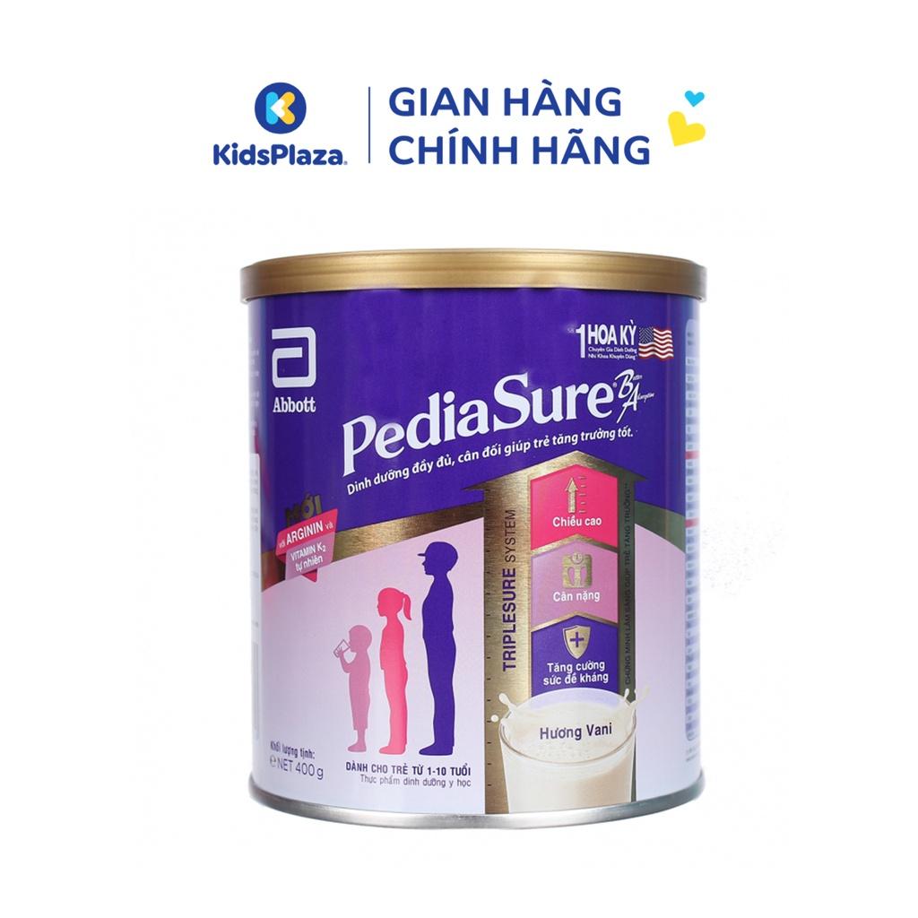 Sữa bột PediaSure BA hộp 400g (dành cho bé từ 1-10 tuổi)