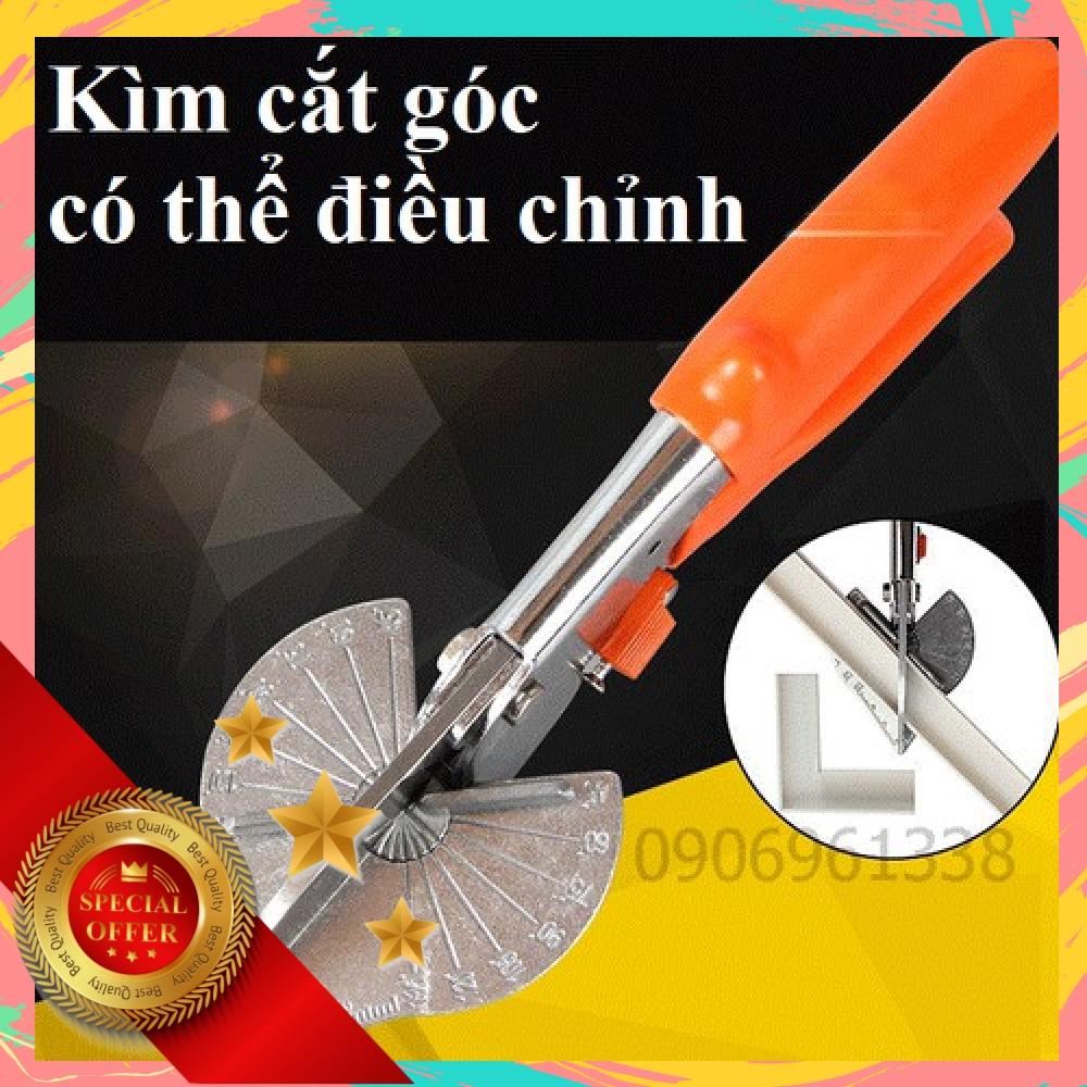 Kìm cắt góc để cắt và đi góc máng ghen điện cực nhanh , có thể điều chỉnh góc cắt (P137)