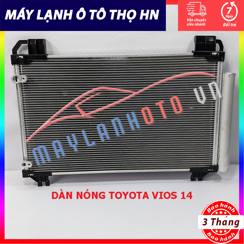 Dàn  nóng Toyota Vios 2015 Hàng xịn Thái Lan