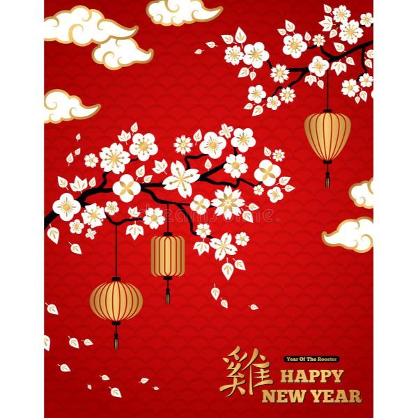 Decal cành đào xuân PK601