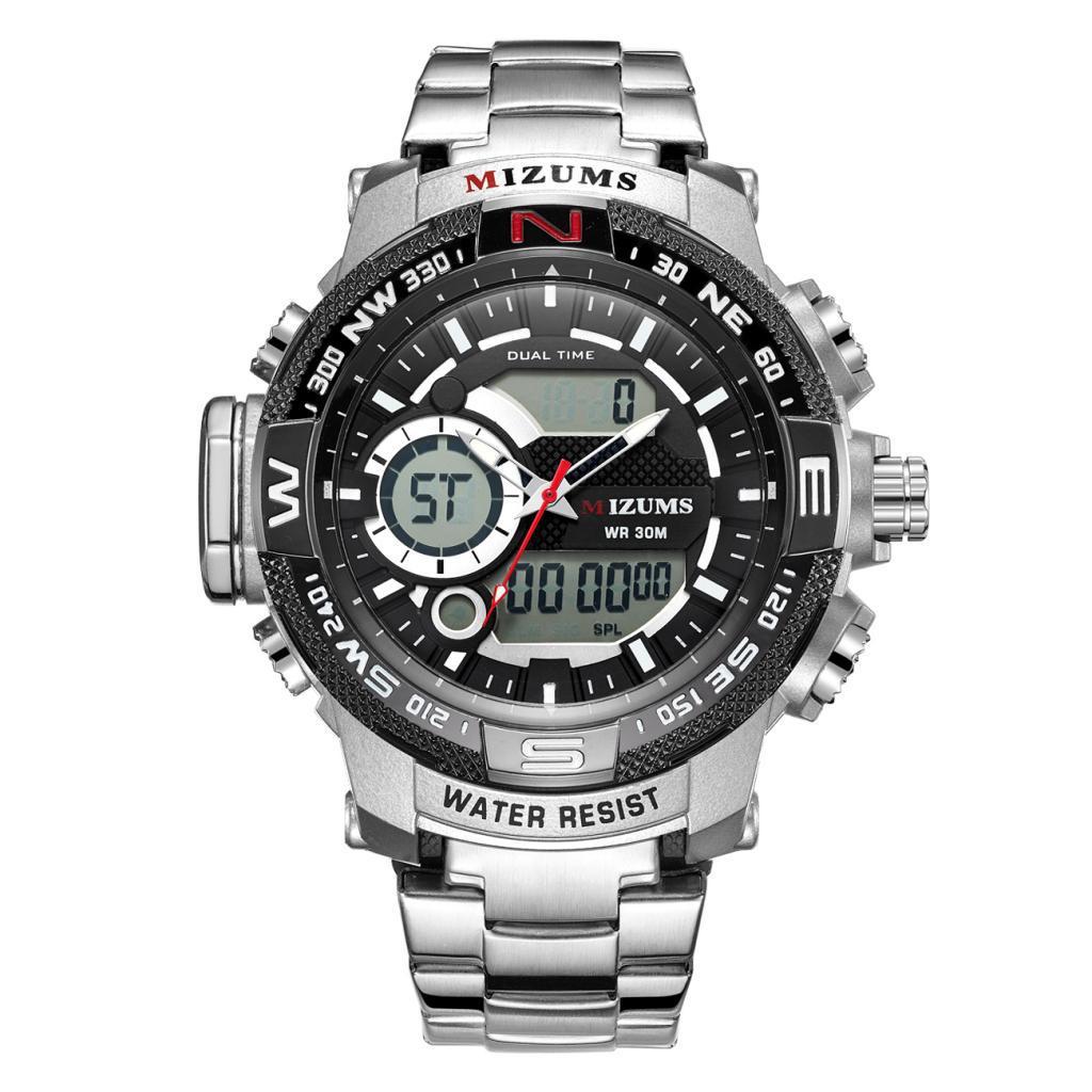 Men Sports Analog  Watch Waterproof Digital Wristwatch