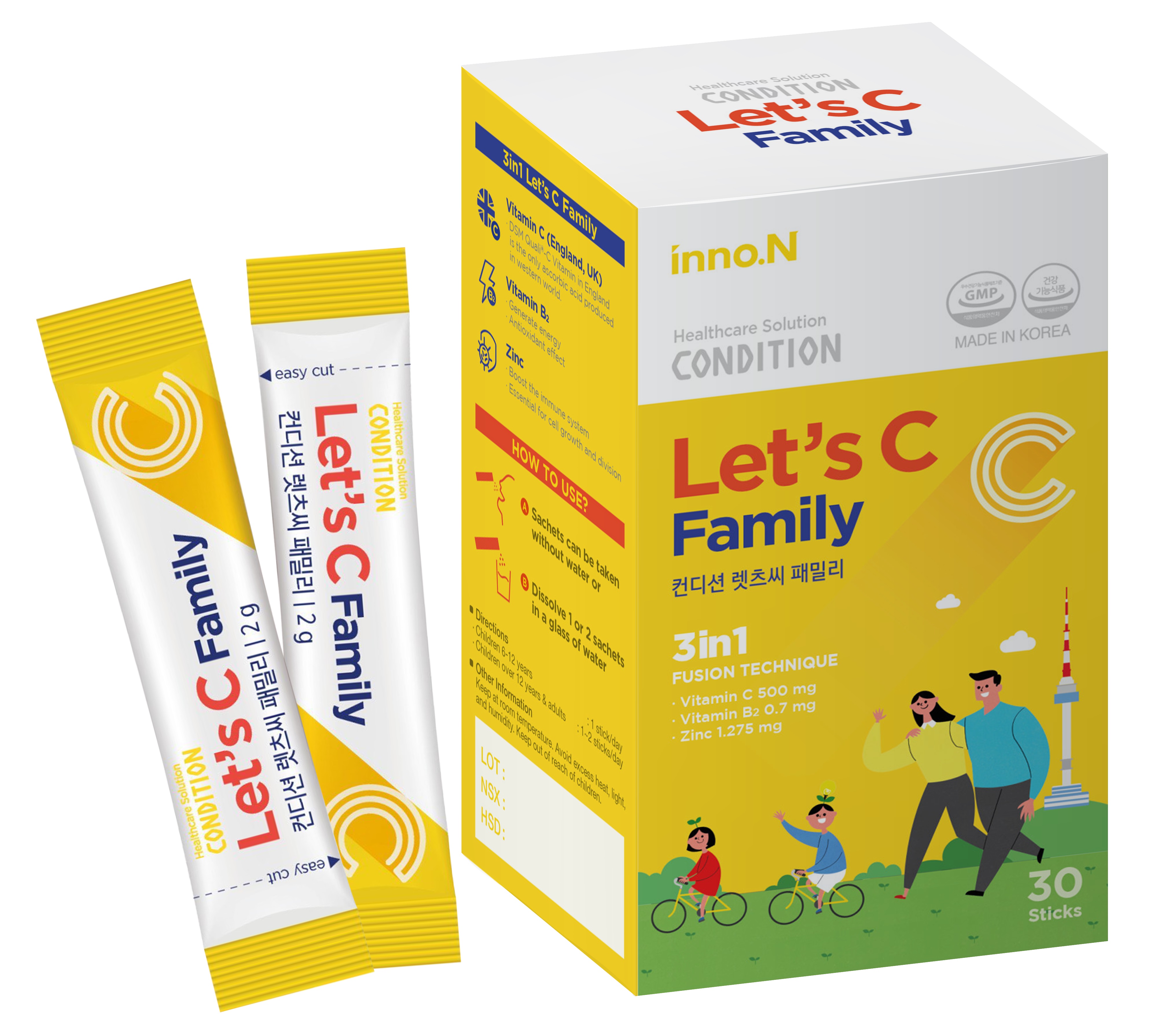 Thực Phẩm Bảo Vệ Sức Khỏe inno.N CONDITION LET'C FAMILY