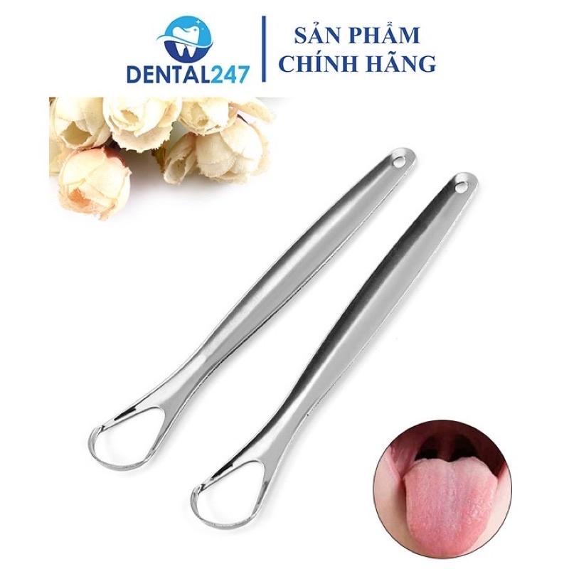 Dụng cụ cạo lưỡi người lớn inox cao cấp