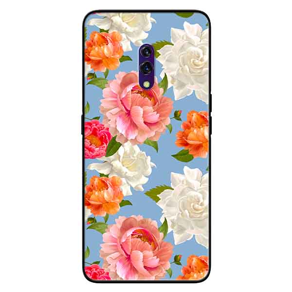 Ốp lưng in cho Realme X Mẫu Hoa Đa Sắc