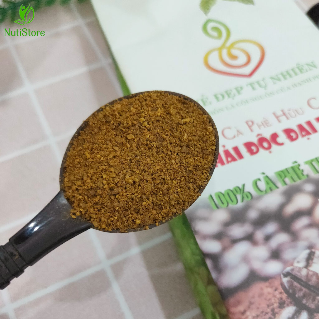 Bột cà phê thải độc đại tràng enema (Gói 500gr);100% Cà phê hữu cơ Robusta thích hợp cho detox duy trì, cà phê chuyên dùng thải độc đại tràng giúp đại tràng sạch, ngừa táo bón, cải thiện hệ tiêu hóa, giảm cân