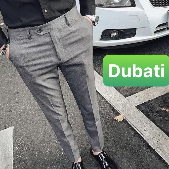 QUẦN TÂY ÂU NAM DÁNG BODY VẢI CO GIÃN CAO CẤP- DUBATI FASHION