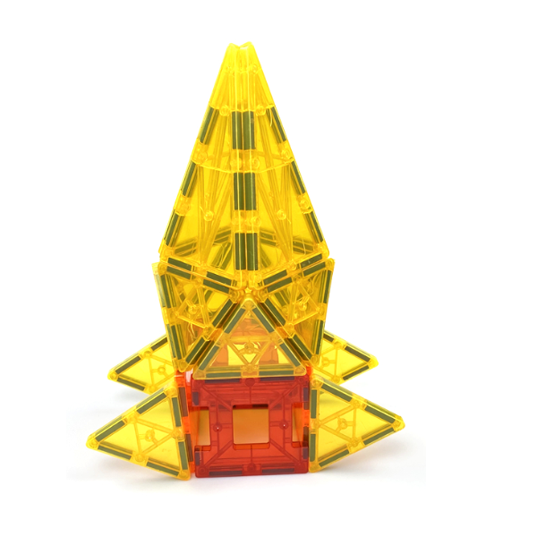 Bộ xếp hình nam châm cho bé 100 chi tiết Magnetic Building Tiles - đồ chơi giáo dục xếp hình sáng tạo, phát triển tư duy, trí thông minh cho bé