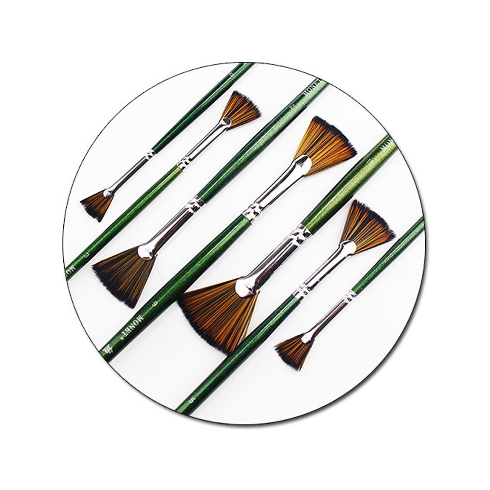 Bộ cọ vẽ Tay Cầm Bằng Gỗ Cho Sơn Dầu Acrylic Màu Nước 7 cái