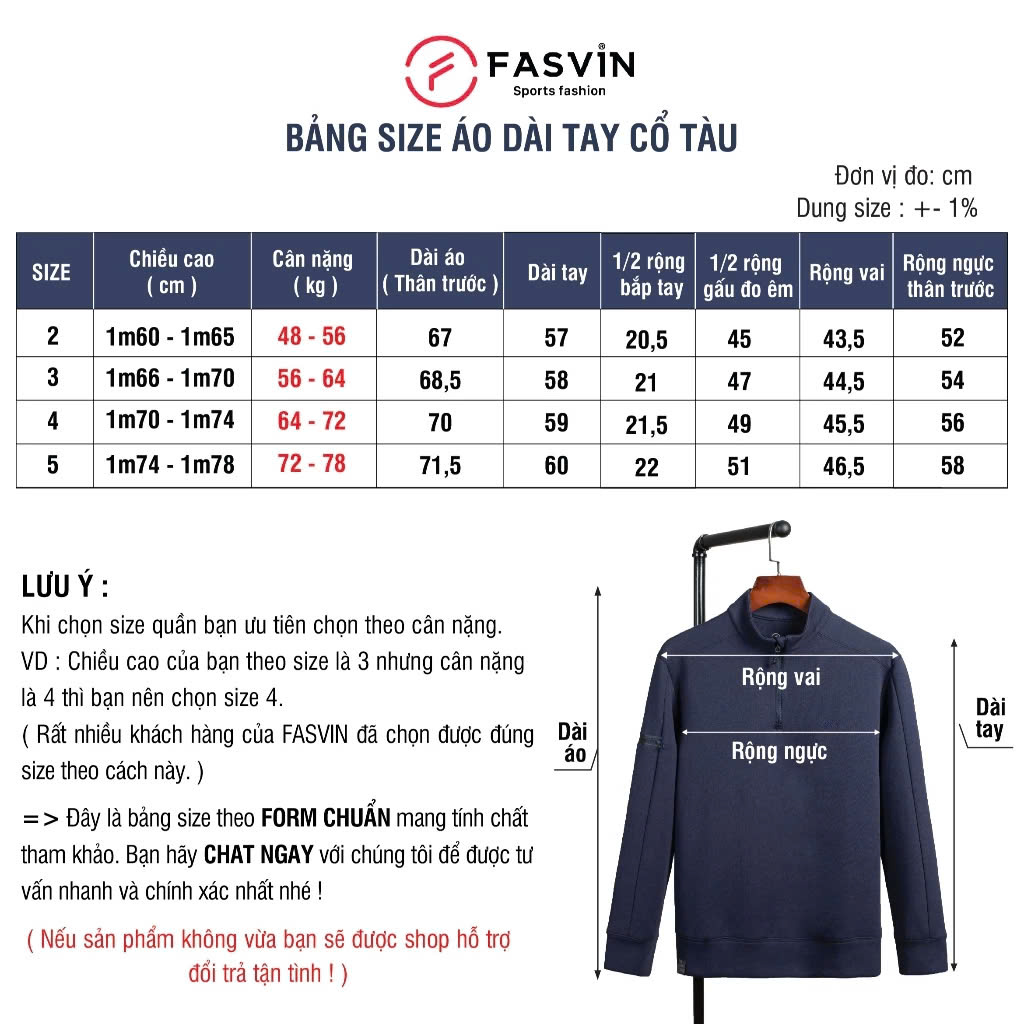 Áo Nỉ Thể Thao Nam Fasvin AC24646.HN Cổ Tàu Chất Vải Thun Cao Cấp Mềm Mại Thoải Mái