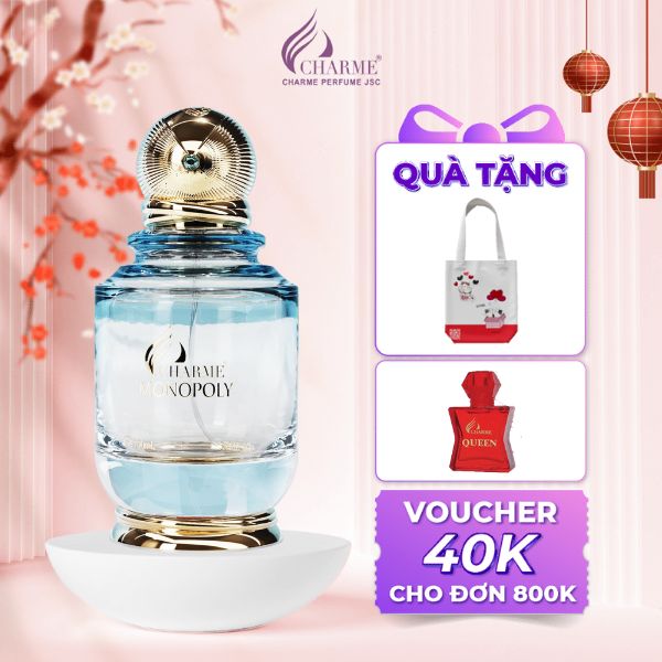 Nước hoa nữ chính hãng Charme Monopoly 100ml với hương thơm man mát nhẹ nhàng mang lại sự say mê dịu dàng