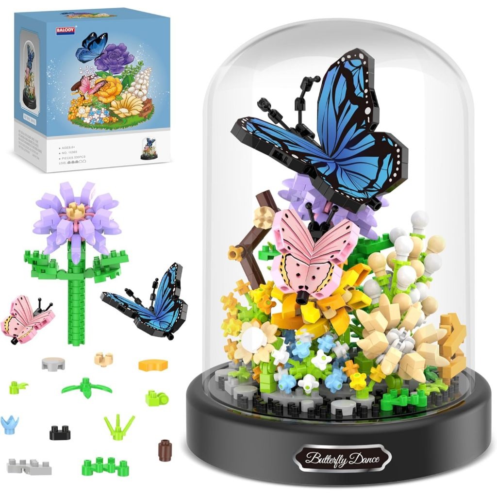 BALODY 16369 - Đồ chơi xếp hình con bướm 3D - Mô hình trang trí dễ thương