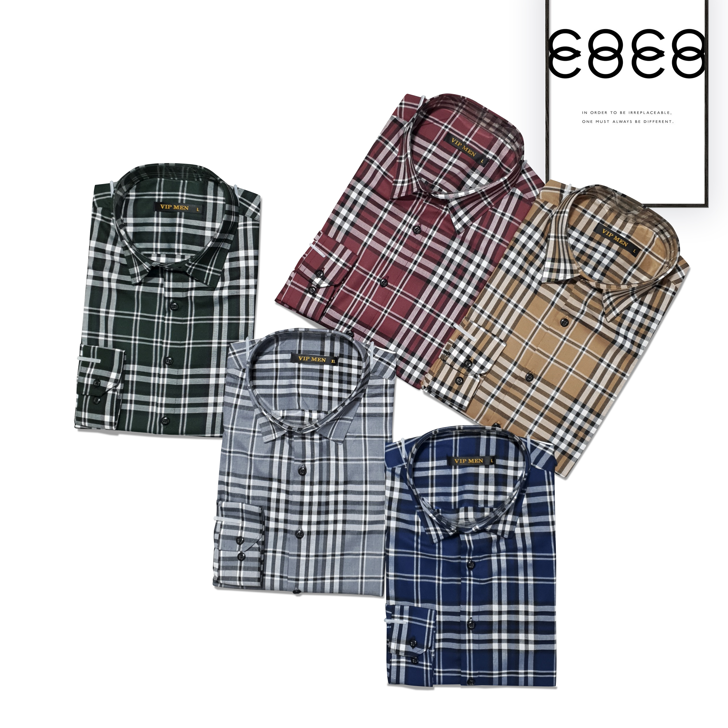 2201- Áo sơ mi nam tay dài Form slimfit - Chất liệu kate dệt caro nhập khẩu, hàng xưởng Vinh Thiện Phát sản xuất chất lượng cao cấp, sỉ từ 10 cái
