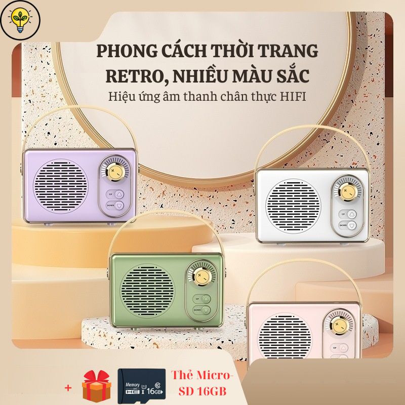 [FreeShip+Tặng thẻ 8GB]Loa bluetooth mini di động DZ-004 âm thanh siêu chất, siêu trầm, có khe cắm thẻ nhớ+tặng thẻ 8GB