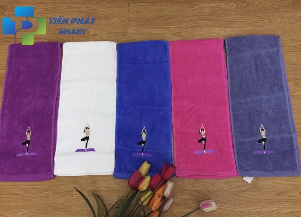 Khăn lau mồ hôi tập Yoga,Khăn cotton thể thao lau thấm mồ hôi