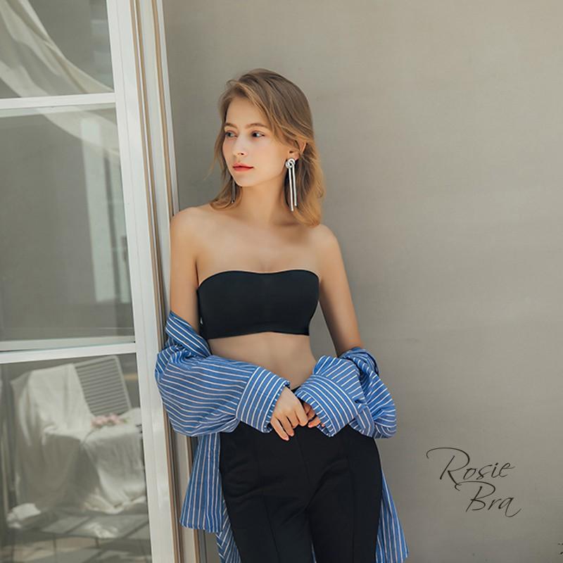 Áo Lót Quây Trơn Không Gọng Đệm Vừa Nâng Ngực Chống Tụt B400