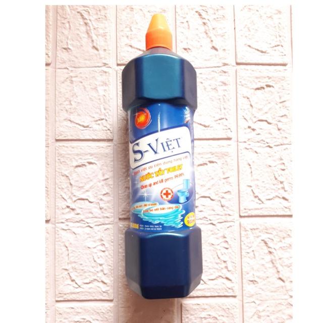 02 lọ nước tẩy rửa bồn cầu con vịt thương hiệu S-Việt dung tích 0.9lít