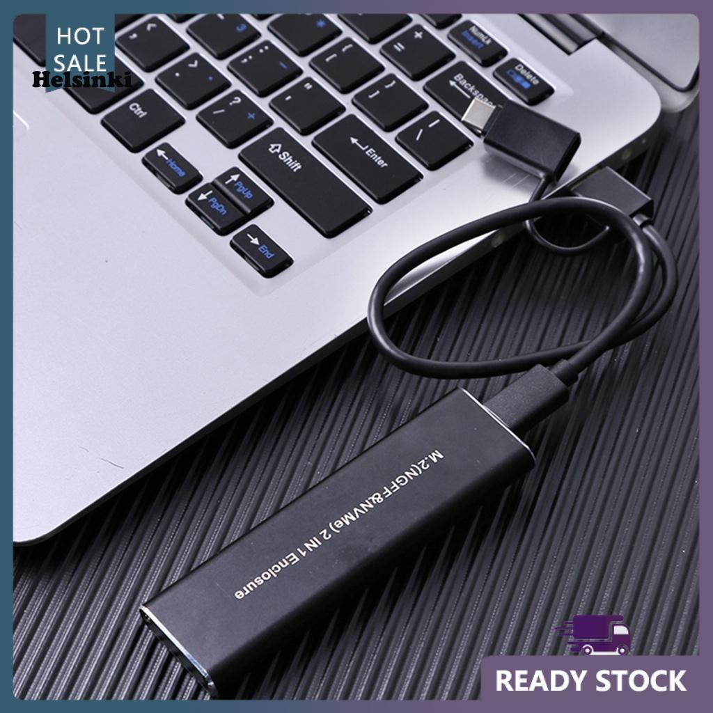 Vỏ Ổ Cứng Ngoài HLS Cho Laptop NVMe SATA M.2 SSD