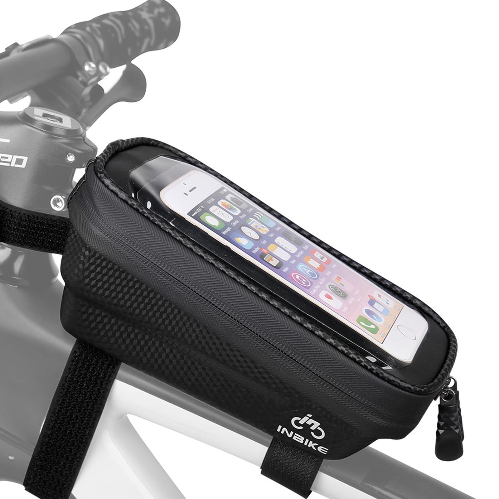 Túi ống EVA Vỏ cứng Túi khung xe đạp Không thấm nước, thiết kế ngăn chứa màn hình cảm ứng