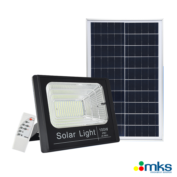 Đèn pha năng lượng mặt trời MKS 100w